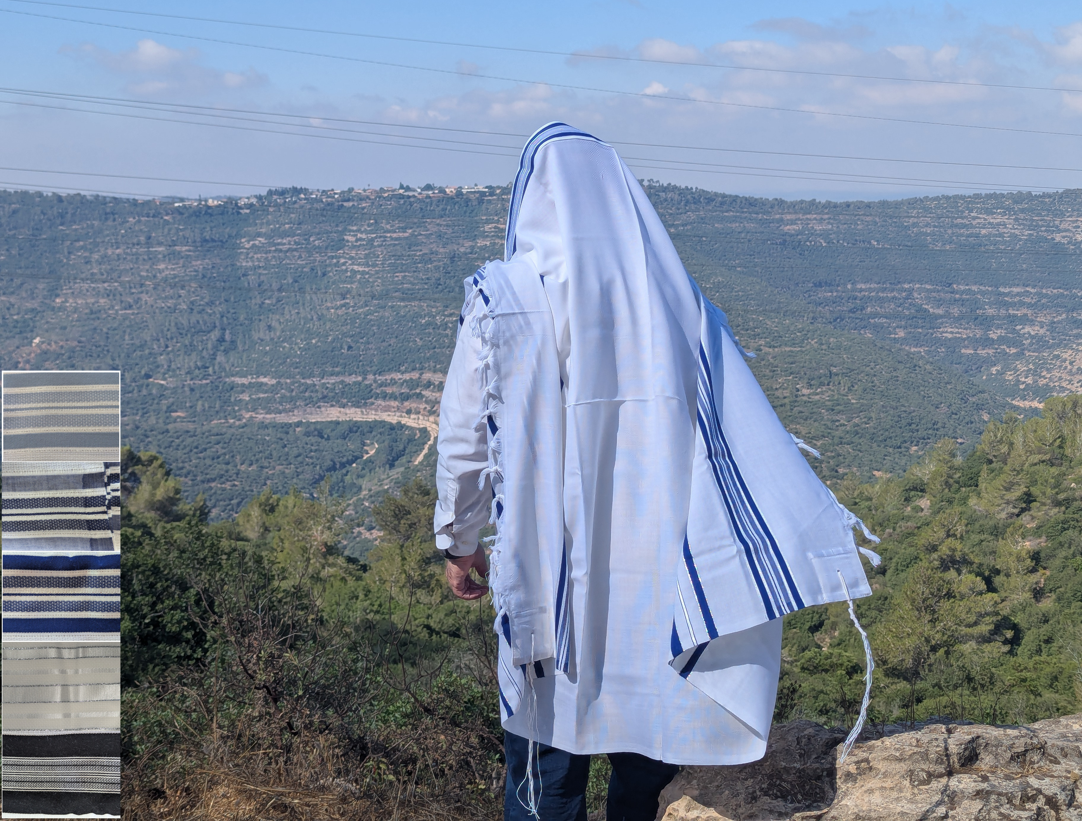 טלית צמר רחלים למנצח